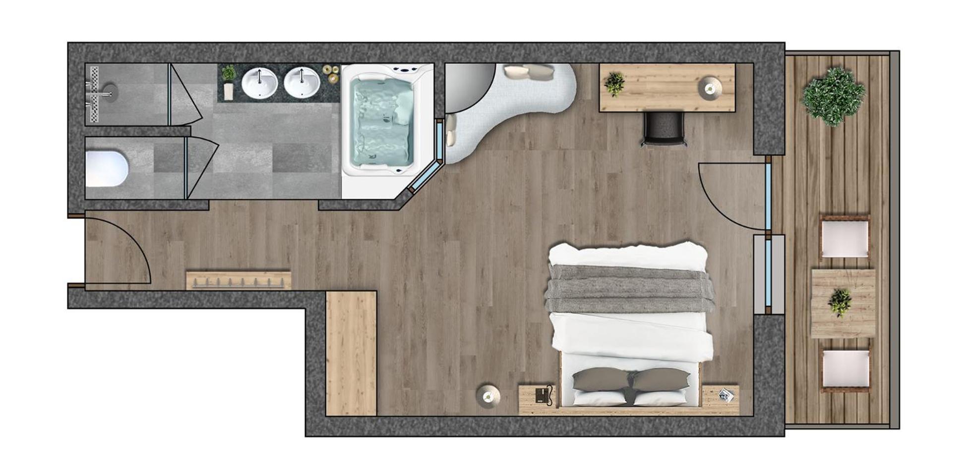 Hotel Der Unterschwarzachhof Saalbach-Hinterglemm Pokój zdjęcie